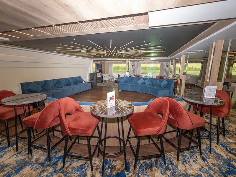 Lounge aboard the Royal Signature Nile Cruise Nile cruise